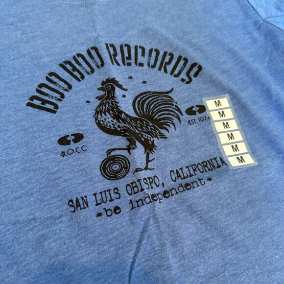 NWOT San Luis Obispo Boo Boo Records Soft Womens Graphic Tee - Picture 2 of 8